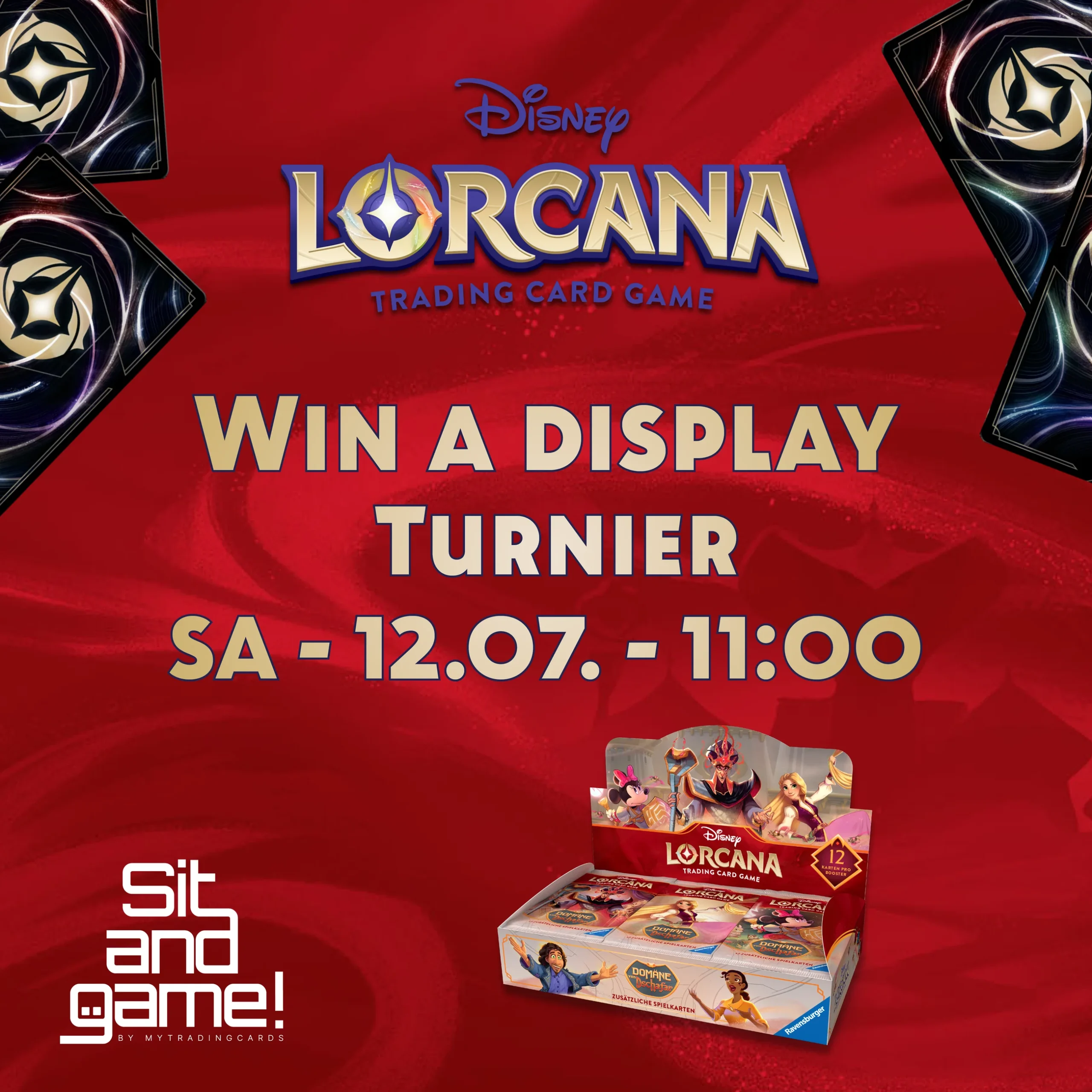 Win a Display, Flyer, My trading Cards